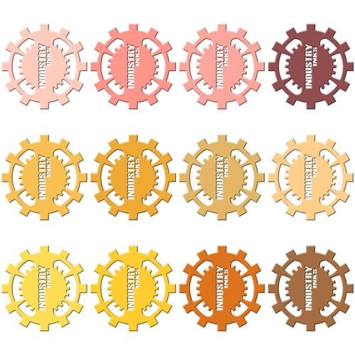 Industry Skin Tone Set 12pcs 1oz - Image 2