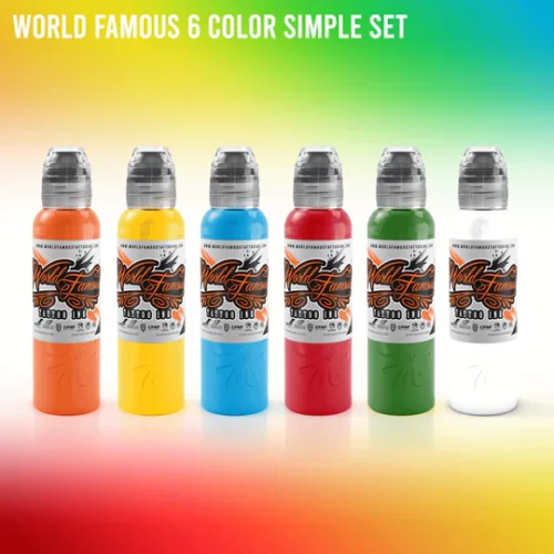 WorldFamous 6 Color Simple Set 1oz (30מ"ל)