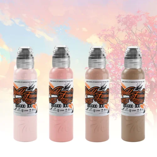 WorldFamous 4 bottle Mak's Pink Skintone Set 1oz(30מ"ל)