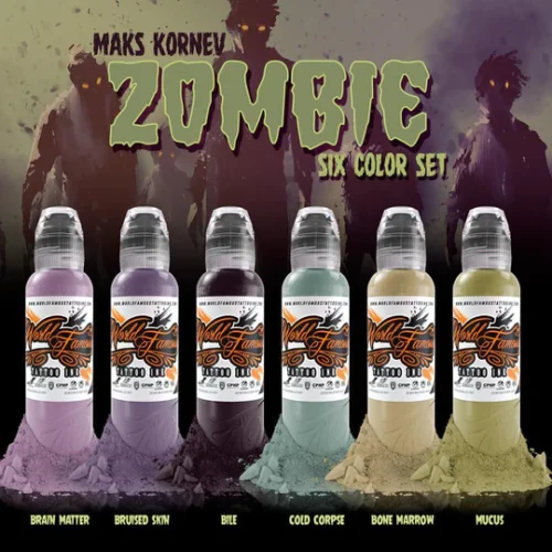 WorldFamous 6 Bottle Mak's Zombie Set 1oz(30מ"ל)