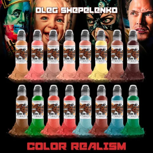 WorldFamous 16 Color Oleg Shepelenko Set 1oz(30מ"ל)