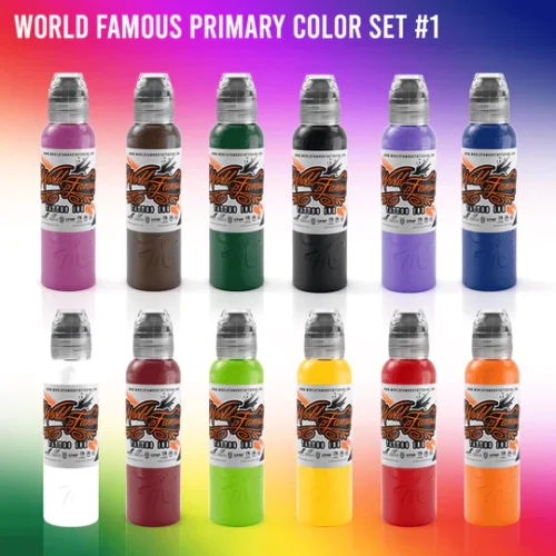 WorldFamous 12Color Primary Set #1 1oz(30מ"ל)