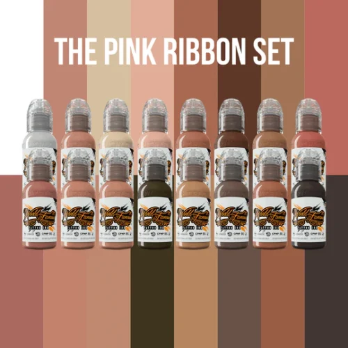 WorldFamous Pink Ribbon Set 1oz(30מ"ל)