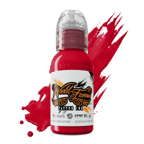 WorldFamous United Ink Red 1oz(30מ"ל)